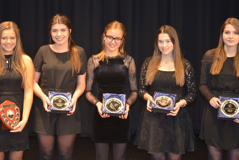 Winners of Ipswich High School's 2017 Senior Vocal Championships